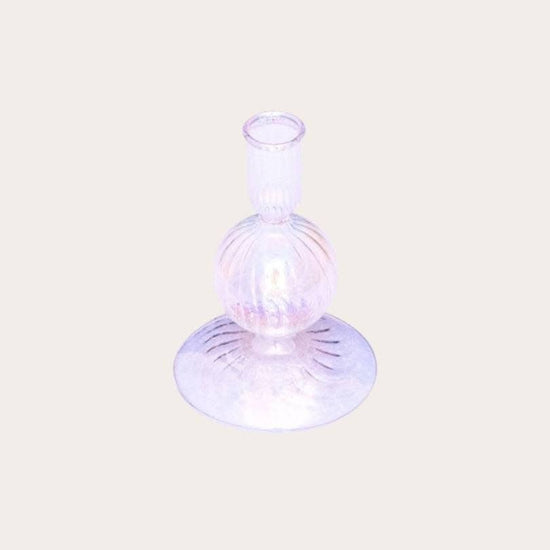 Kandelaar bubbel S - transparant