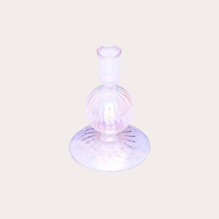 Kandelaar bubbel S - transparant