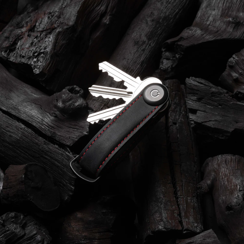 Sleutelhanger - Obsidian Black/Red