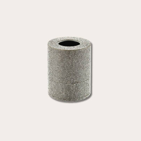 Lampenvoet - diamant zilver
