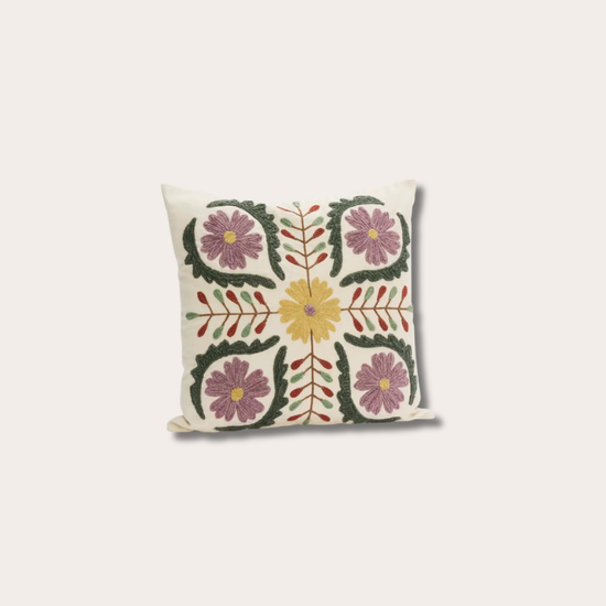 Kussenhoes - Suzani Embroidered - Multi