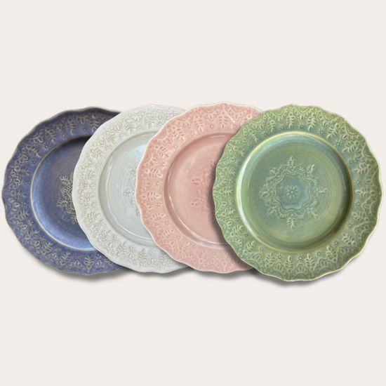 GV - Ontbijtbord Fiore - Off white