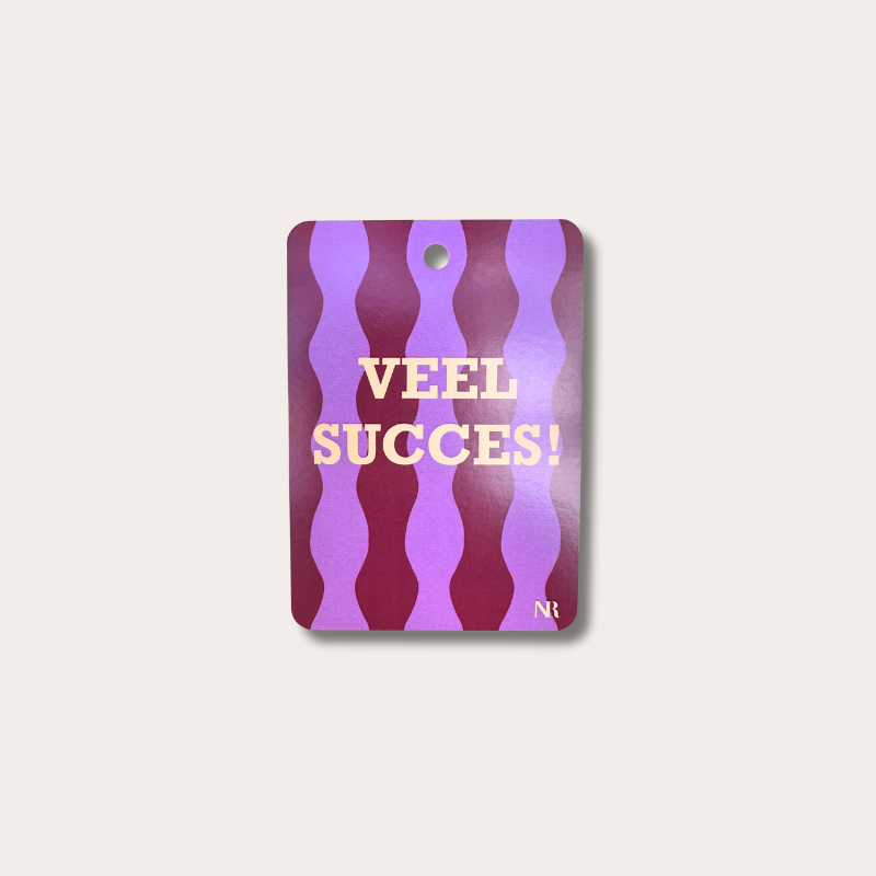 Kaart klein - Veel succes