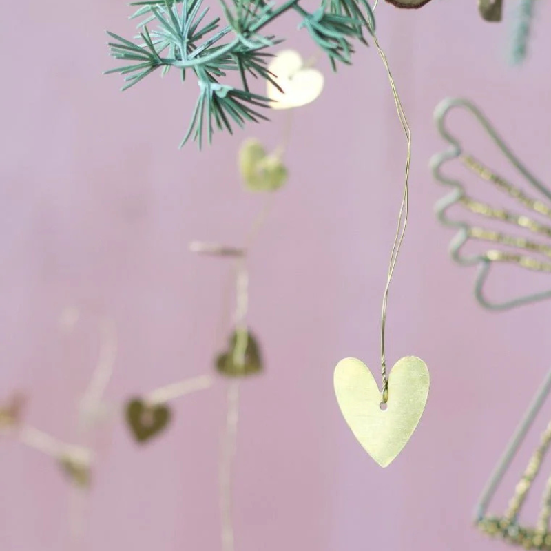 Decoratie Hanger - Hartje - goud