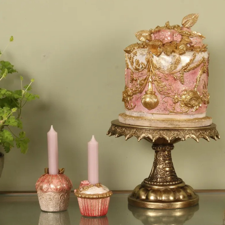 Decoratie - Taart - Roze