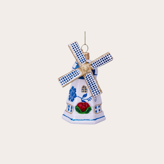 Ornament – Molen - Delftsblauw