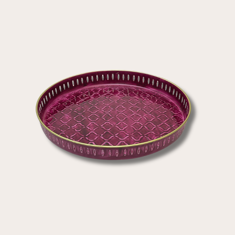 Dienblad Riviera - Burgundy - M