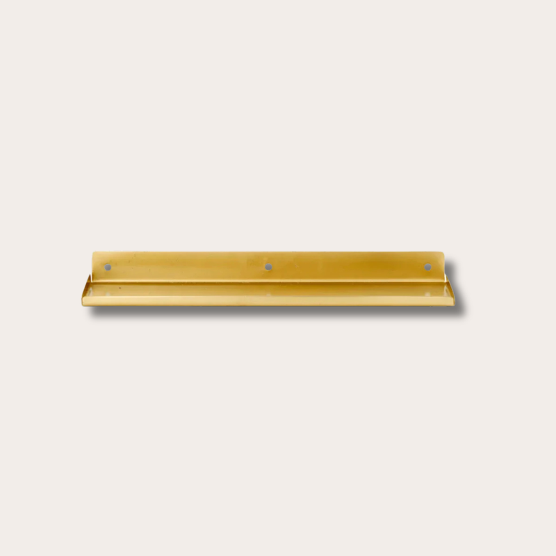Wandplank - Messing - S