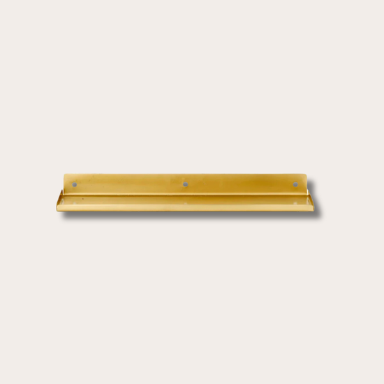 Wandplank - Messing - S