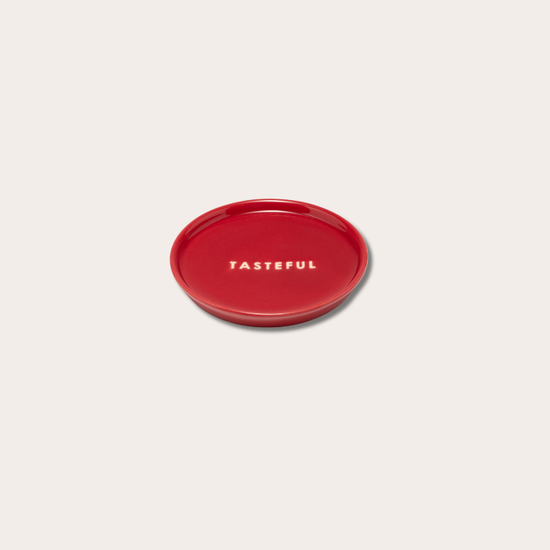 Plate - Tasteful - Red
