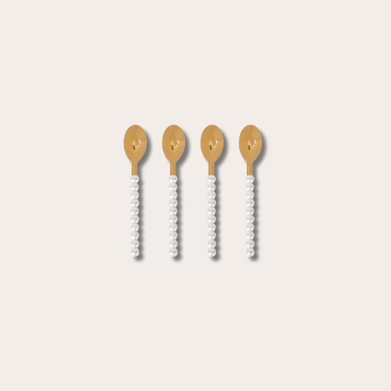 Pearl spoons - set van 4