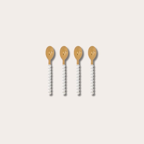 Pearl spoons - set van 4