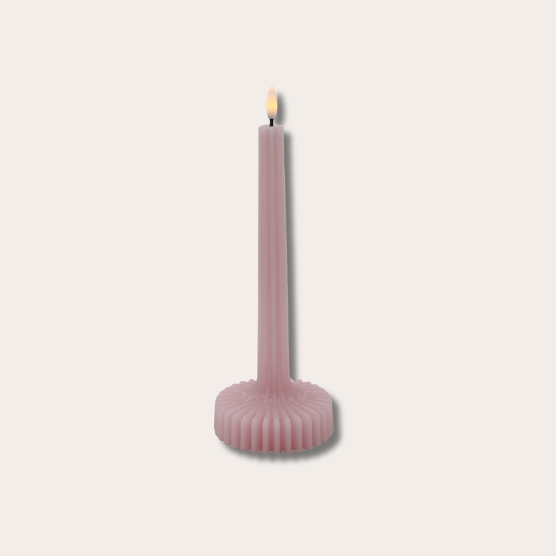 Kaars led - Juul - Rose