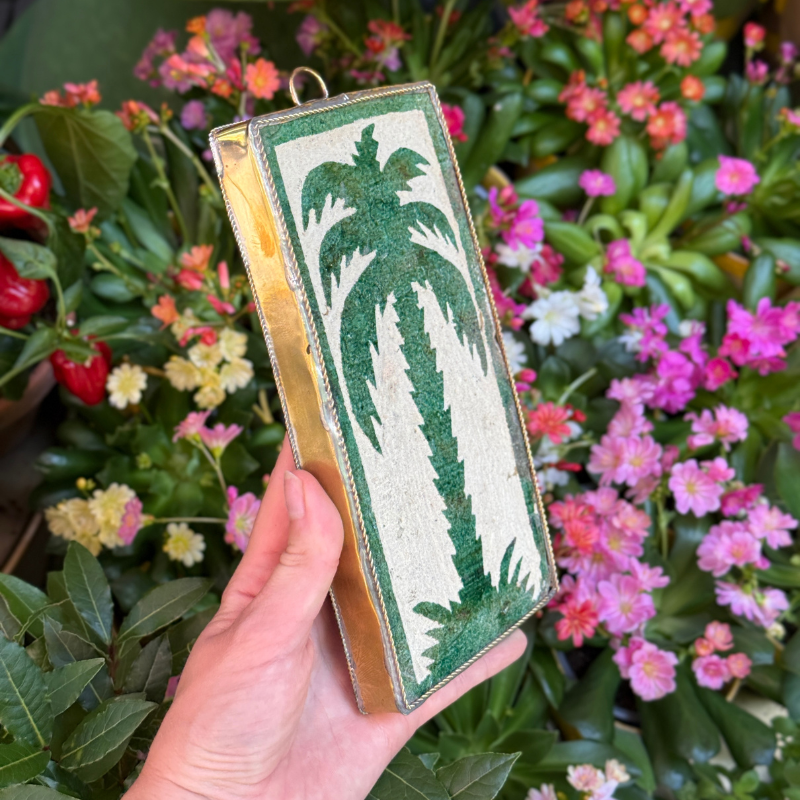 Zelliges tegel - Palm - Groen M