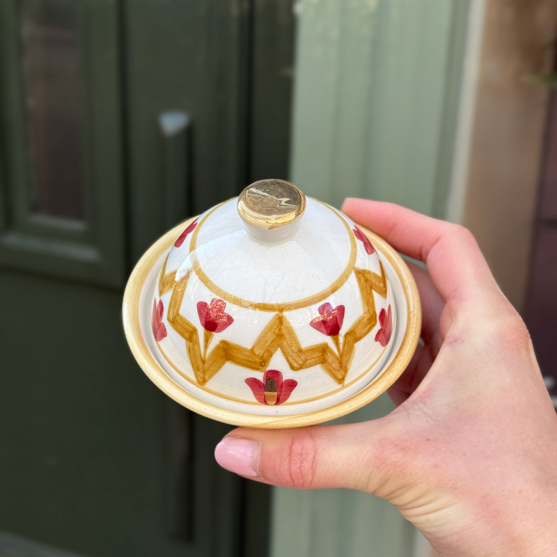 Chabi Chic – botervlootje - geel/bordeaux