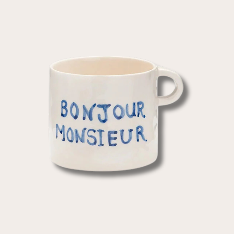 Anna+Nina - Monsieur Mug - Blue