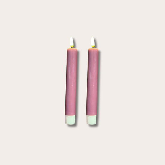 Dinerkaarsen led - magenta
