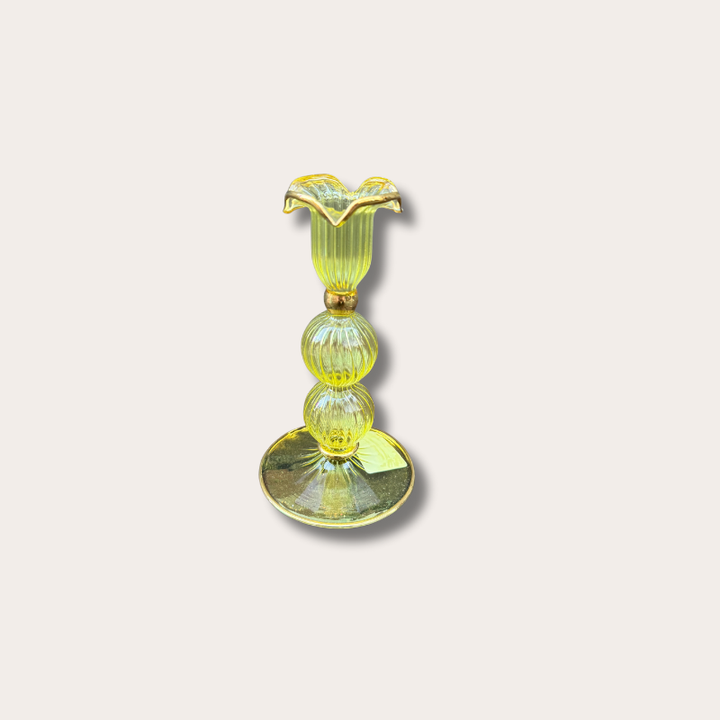 Kandelaar GV - Bubbels - geel