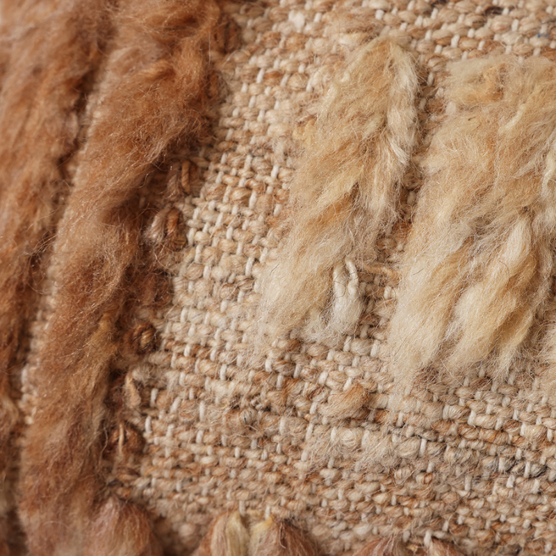 HKliving Natural furry cushion