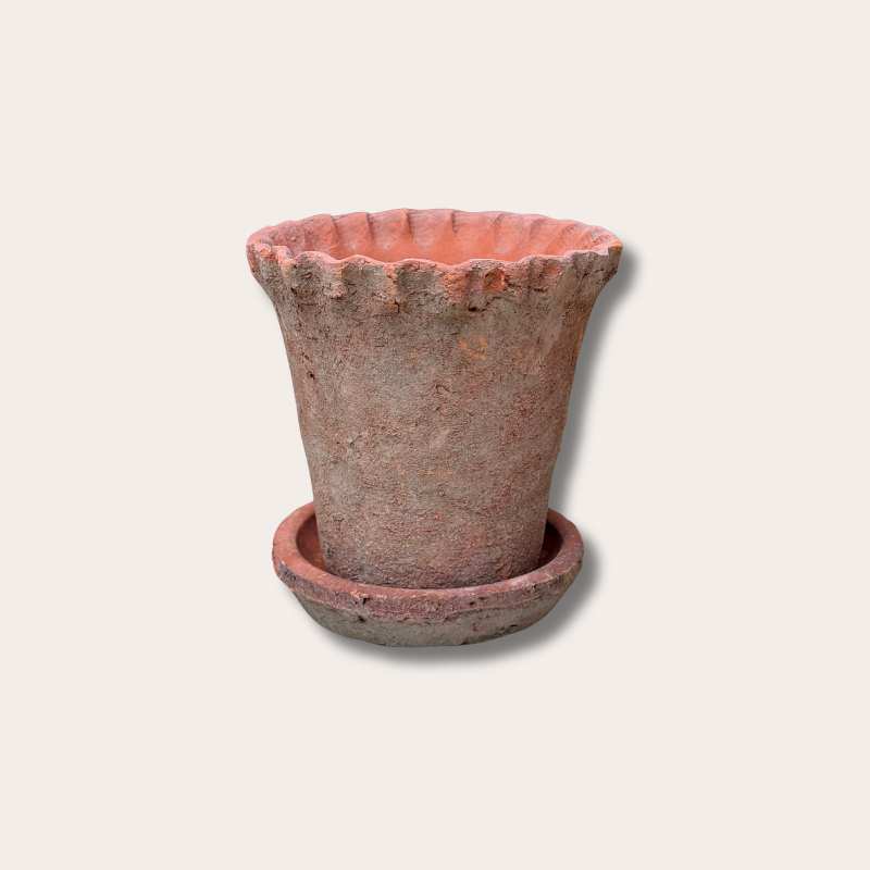 Pot - Ibiza - Schulp - terracotta