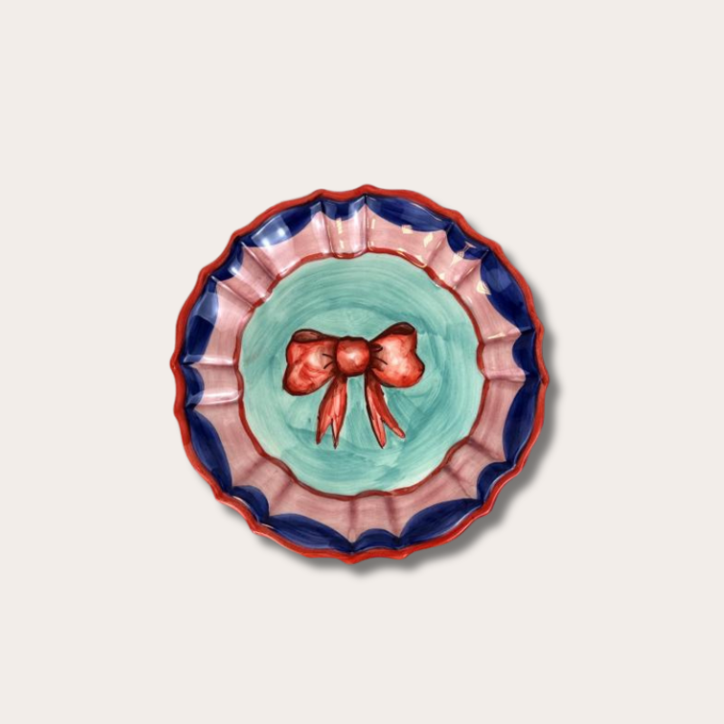 Ontbijtbord - Strik - Multicolor