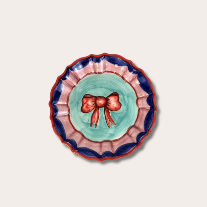 Ontbijtbord - Strik - Multicolor