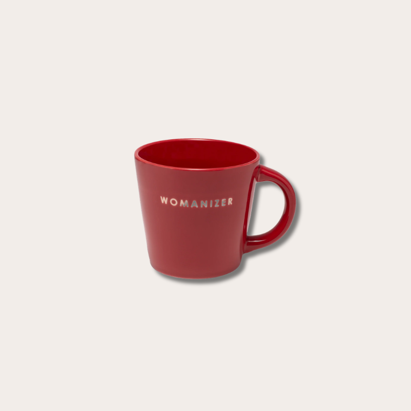 Cappucino mug - Womanizer - Red