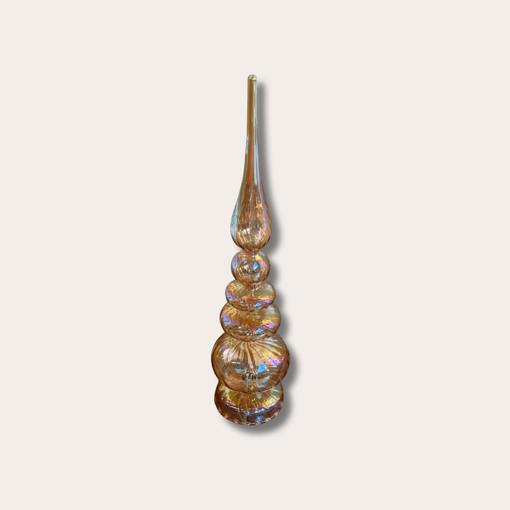 Decoratie kerstboom - Glas - Amber