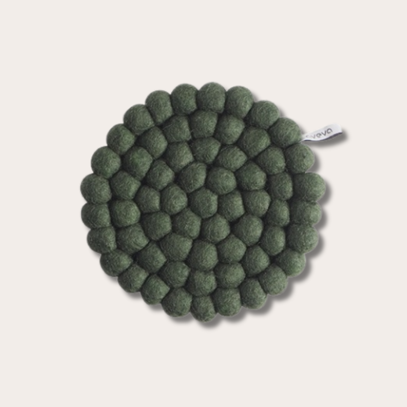 Pannenonderzetter - Moss green