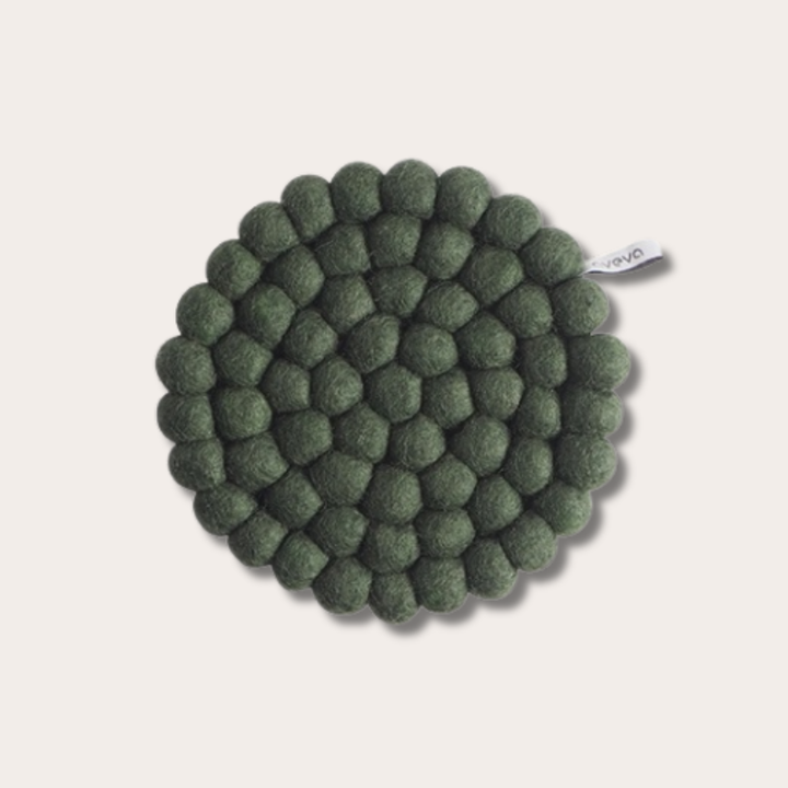 Pannenonderzetter - Moss green