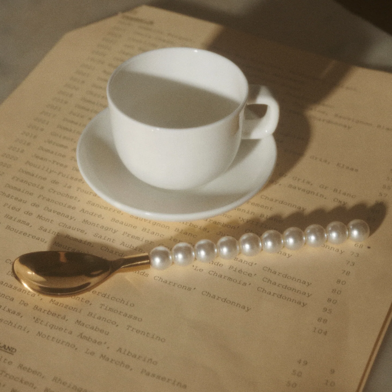 Pearl spoons - set van 4
