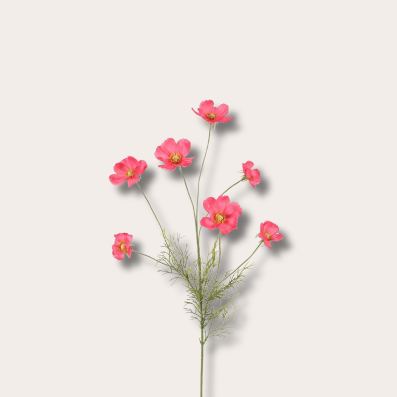 Zijden bloem - Cosmos Spray - Fuchsia