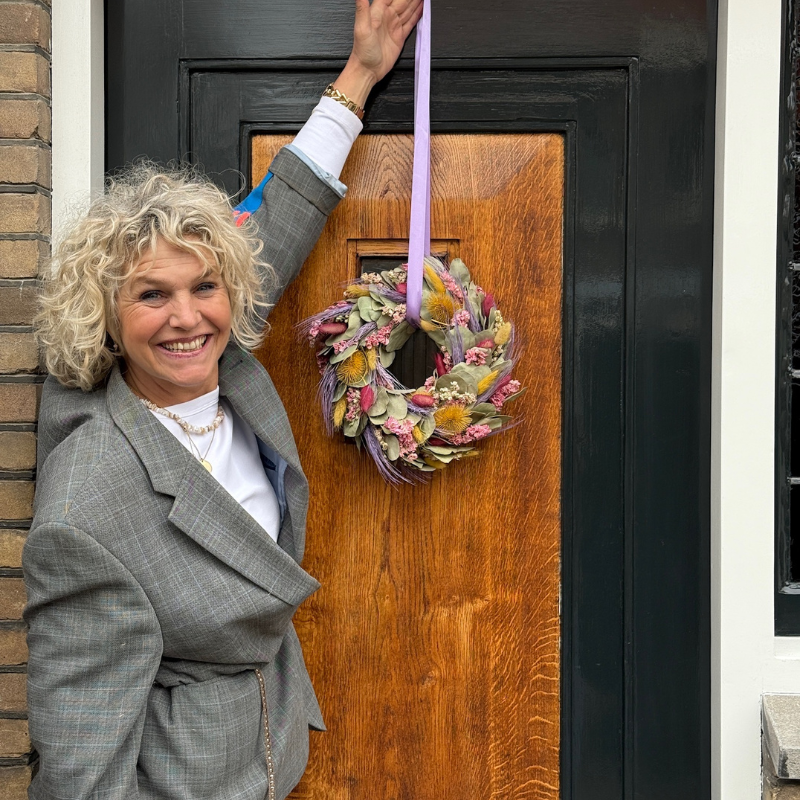 Lentekrans multicolor - Geel