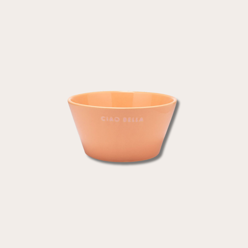 Ceramic bowl - Ciao bella - Orange