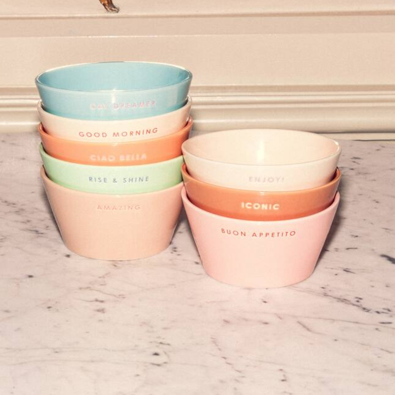 Ceramic bowl - Ciao bella - Orange