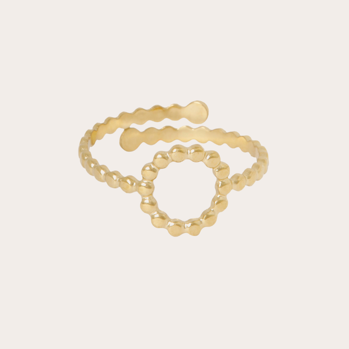 Ring small balls rond