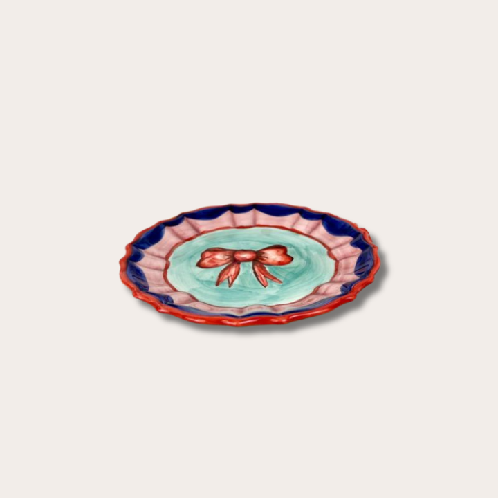 Ontbijtbord - Strik - Multicolor