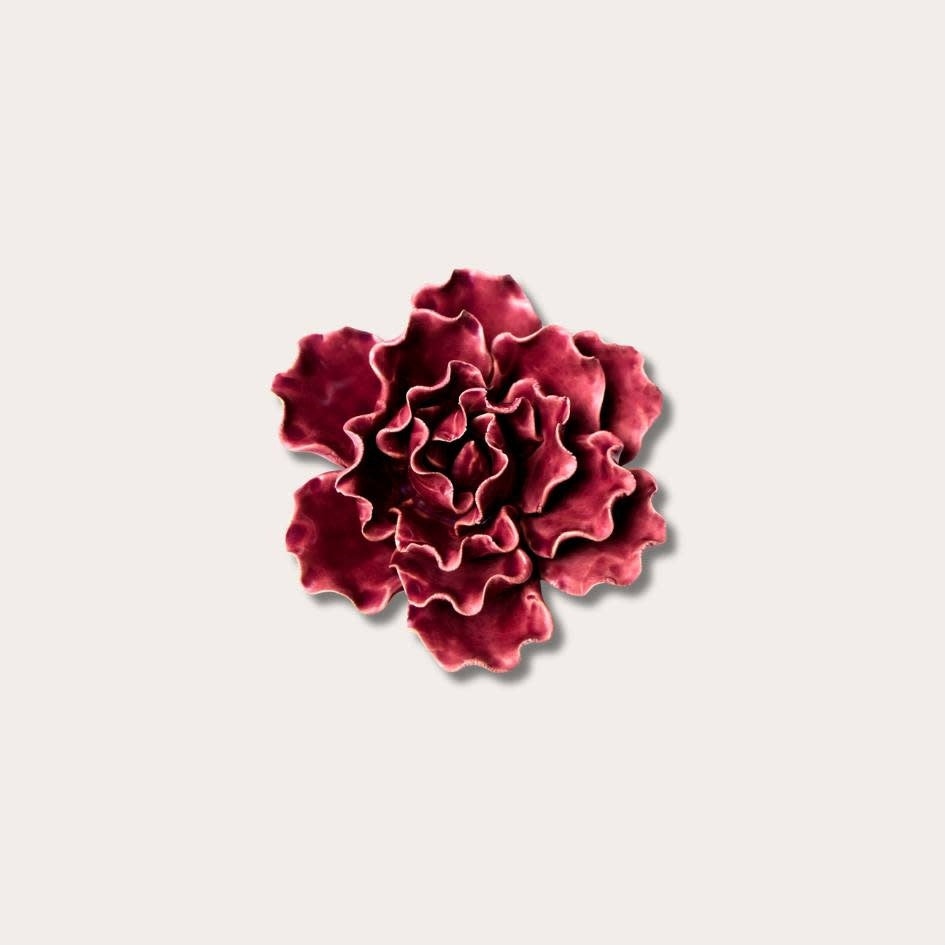 Keramieken bloem - paars