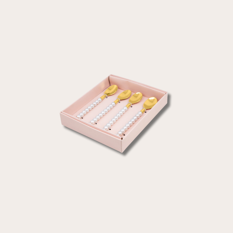 Pearl spoons - set van 4