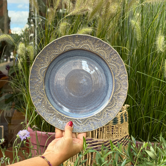 GV - Dinerbord Fiore - Denim