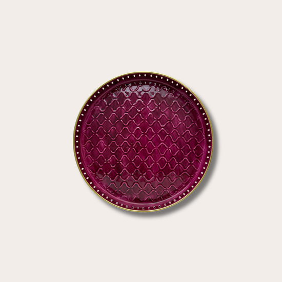 Dienblad Riviera - Burgundy - S