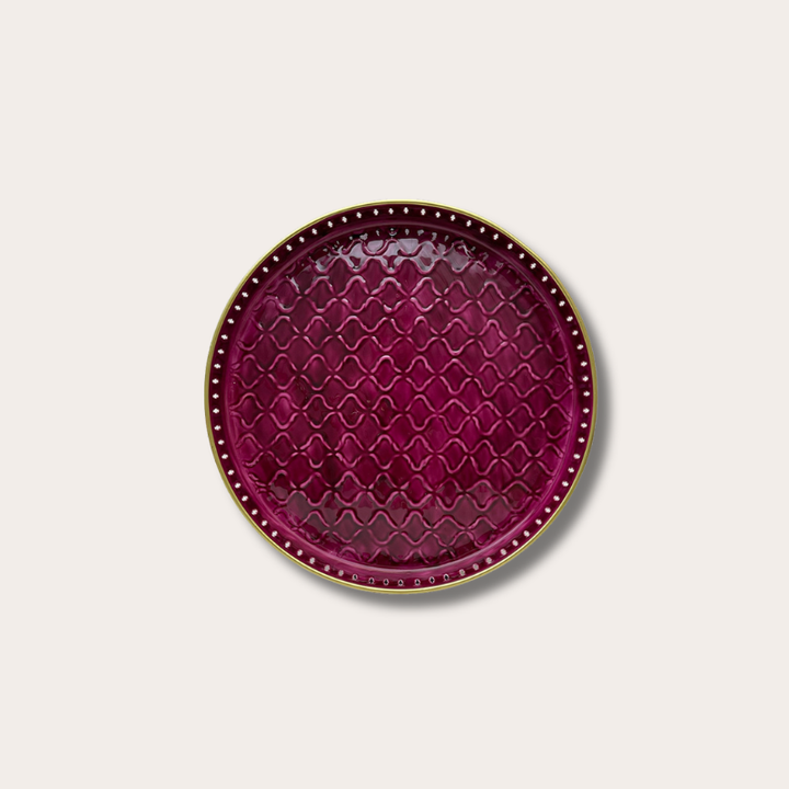 Dienblad Riviera - Burgundy - S