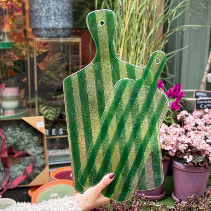 Borrelplank - Glas - Groen/ S