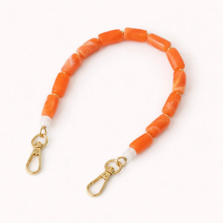 Telefoonkoord - Lilette - Oranje - kort