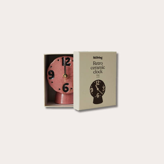 HKliving retro clock pink