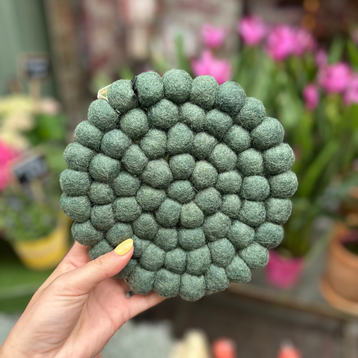 Pannenonderzetter - Moss green