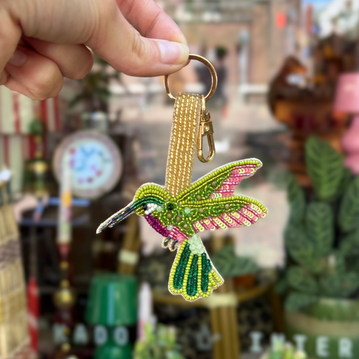 Sleutelhanger - Vogel - Groen