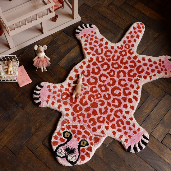 Doing Goods - Pinky Leopard - Vloerkleed - S