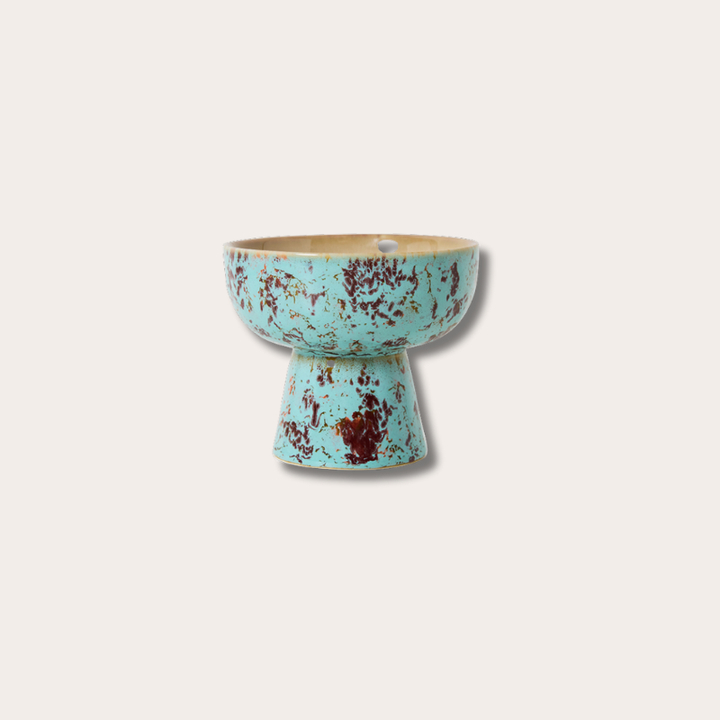 HKliving - Tapas bowl on base - Patina - S