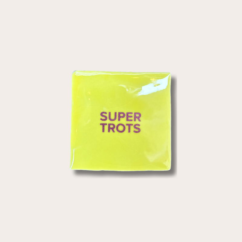 Tegeltje - Super trots - Geel